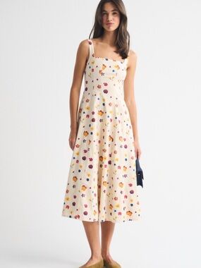 A&F Mila Midi Dress Small